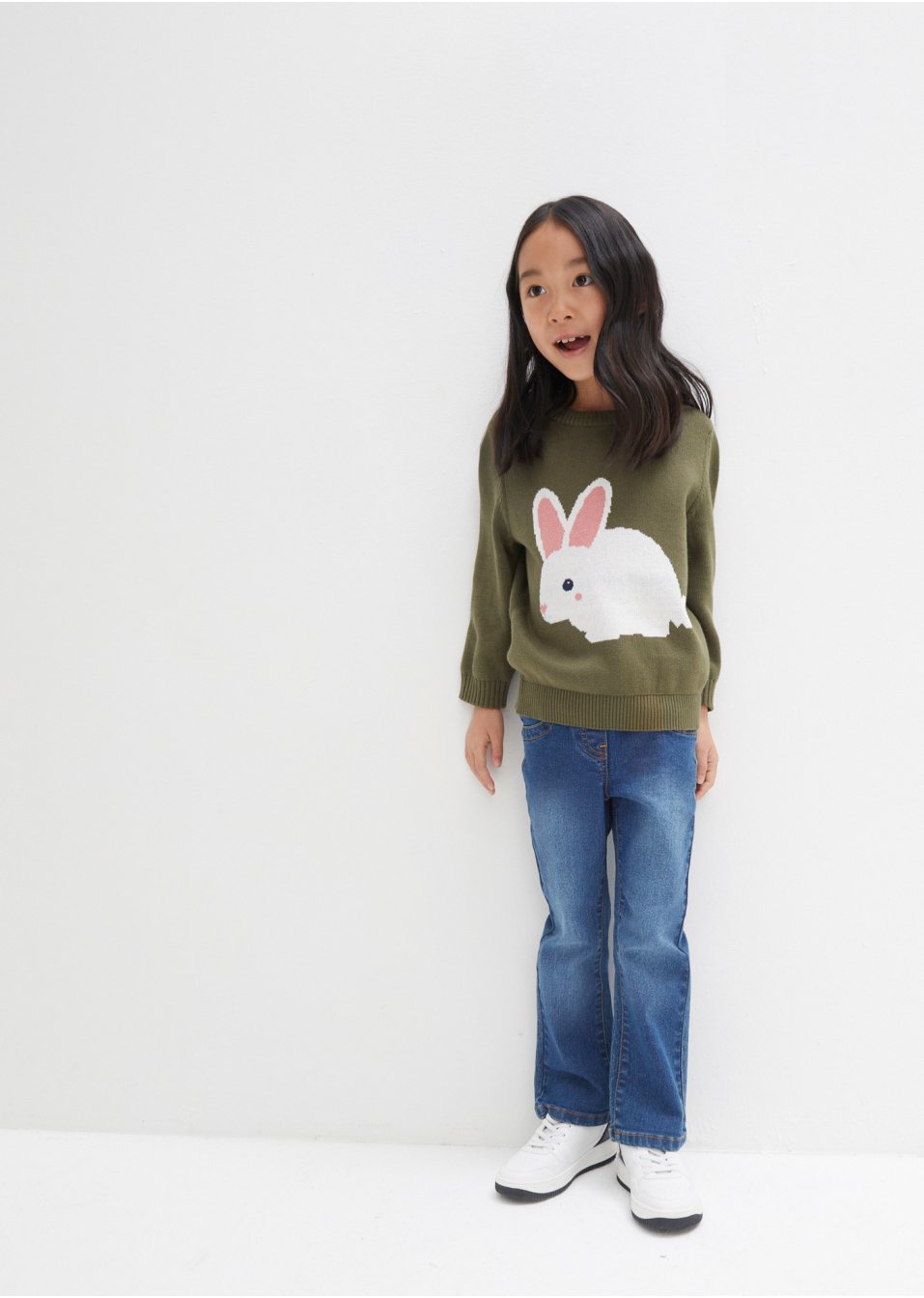 Pull en maille coton enfant