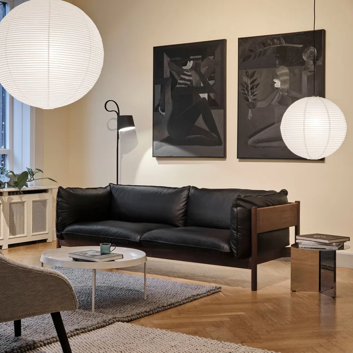 HAY - Paper Shade, H 48 x Ø 70 cm, Ellipse, weiss