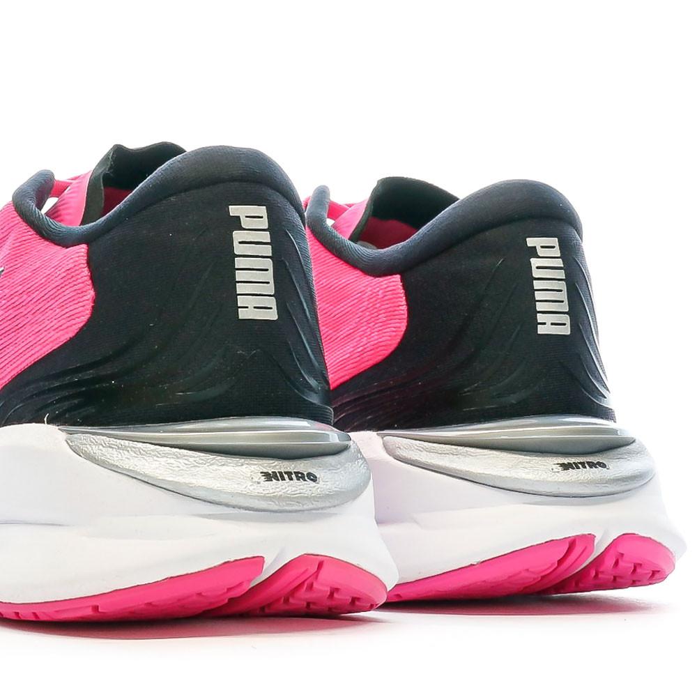 Puma Chaussures de Running Rose/Noire Femme Puma Electrify Nitro
