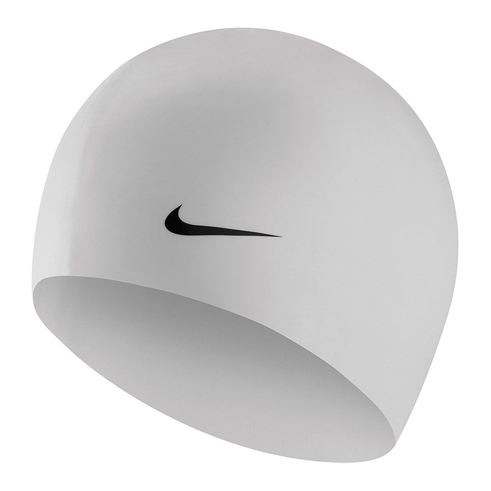 Nike Swim SOLID SILICONE - Bonnet white