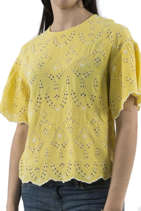 tee shirt Veromoda 10211869 angie jaune