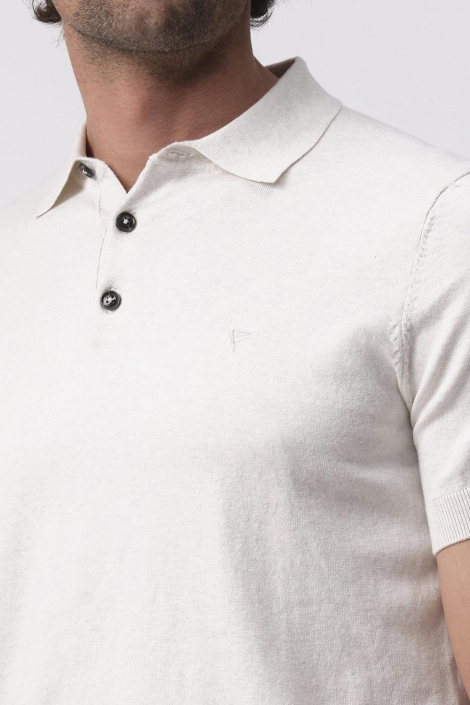 Campbell grijze heren polo