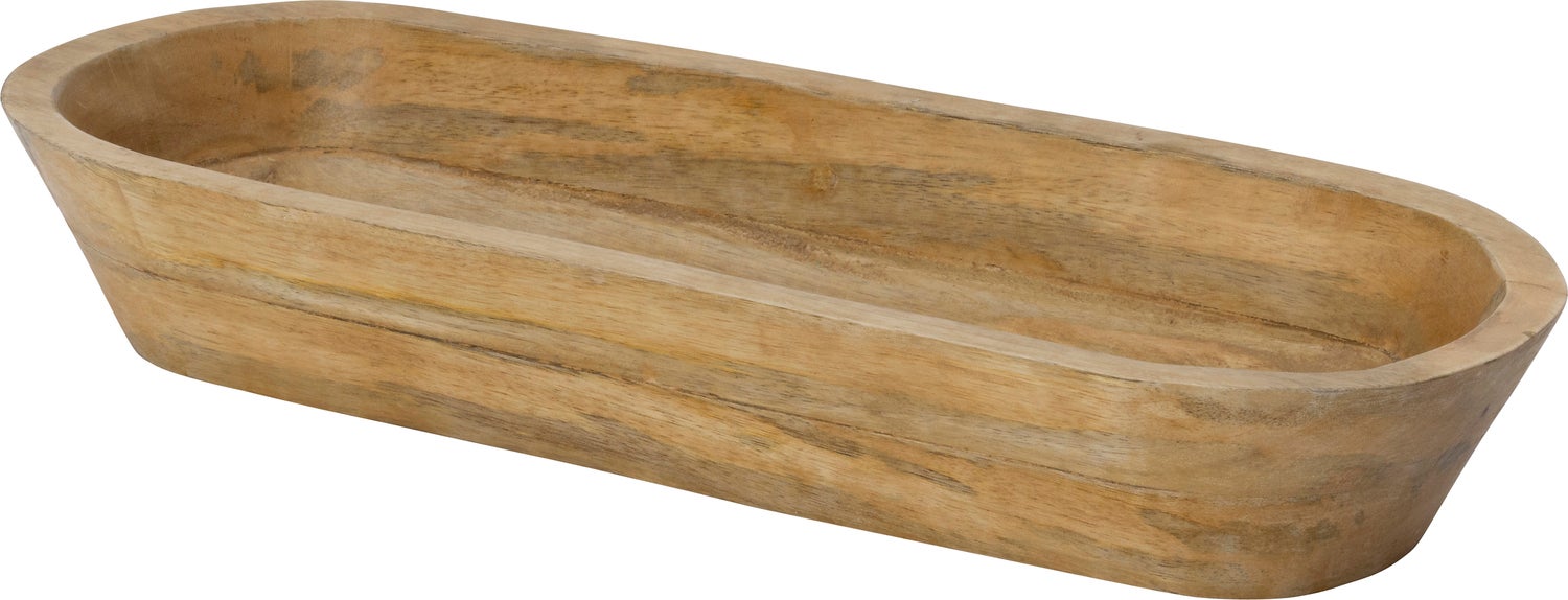 Intratuin decoratieschaal Molly naturel 49 x 20 x 7 cm