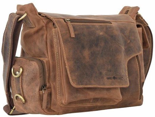 Greenburry - Vintage Messenger II - Messenger - Bruin - Leer
