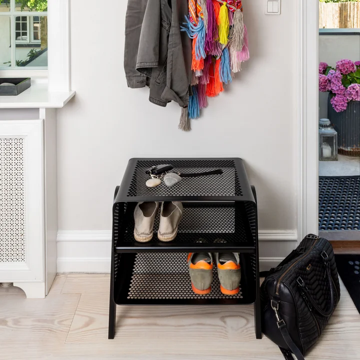 tica copenhagen - Stand-Schuhregal, 50 x 35 x 50 cm, grau