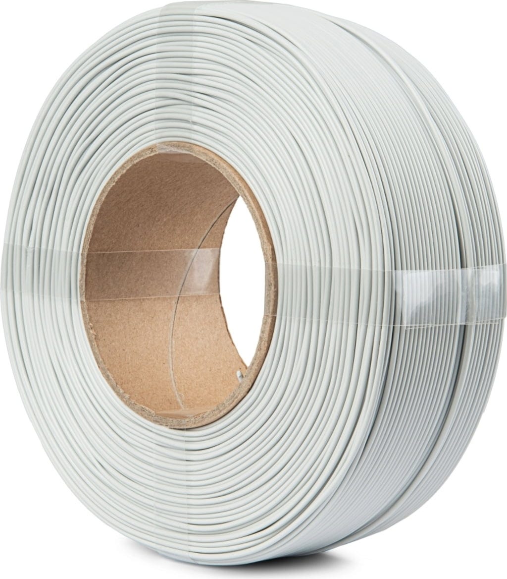 The Filament  Refill HT-PLA Light Grey, 1,75 mm / 1000 g    Hitzebeständiges PLA Filament ohne Spule in Light Grey