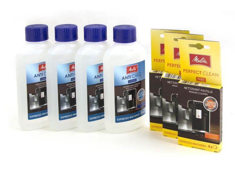 Melitta Pflegeset für Kaffeevollautomaten  1 Stück Melitta 7er Pflegeset für Kaffeevollautomaten und Espressomaschinen
