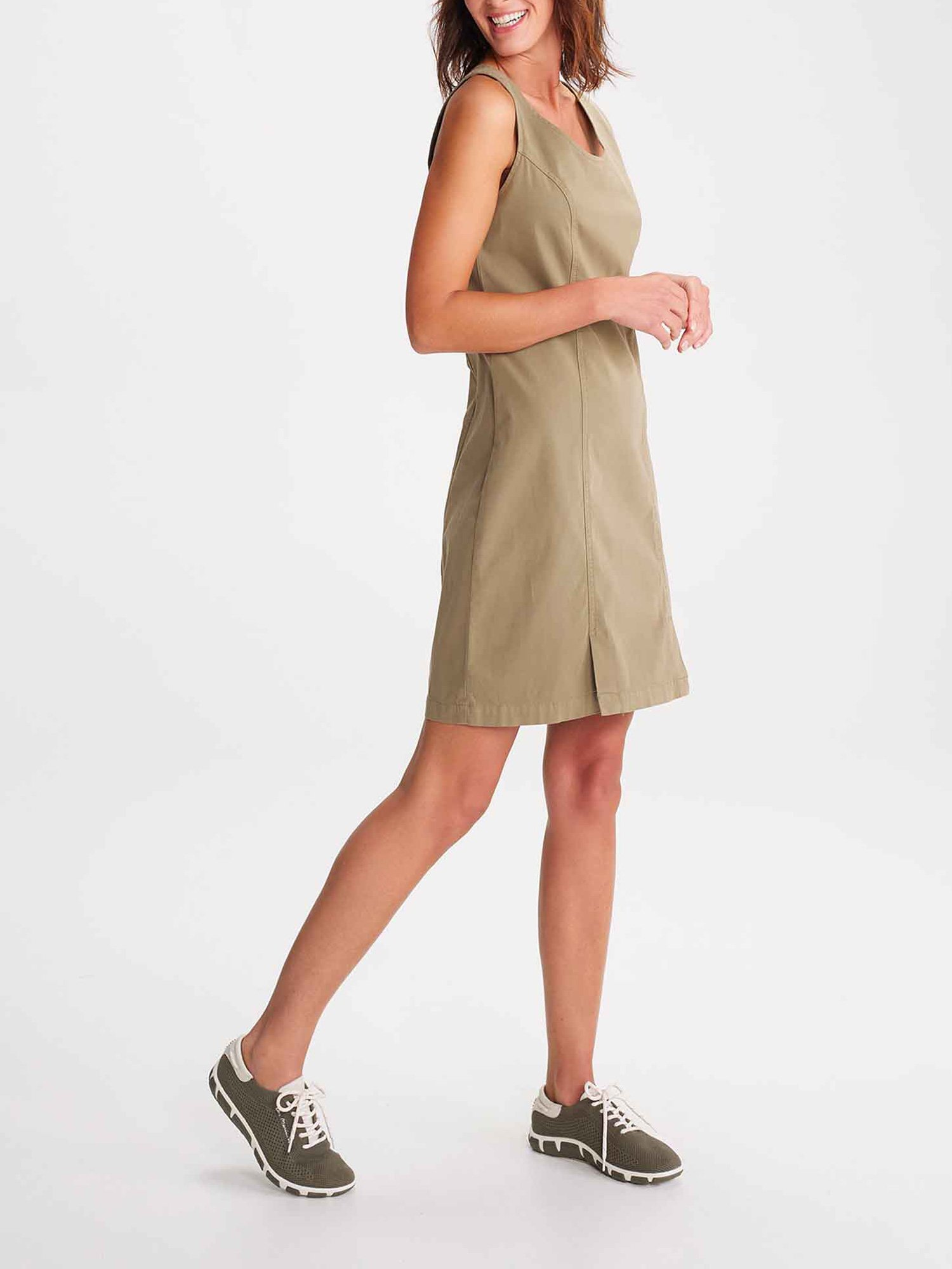 Robe Femme Sans Manches Vert