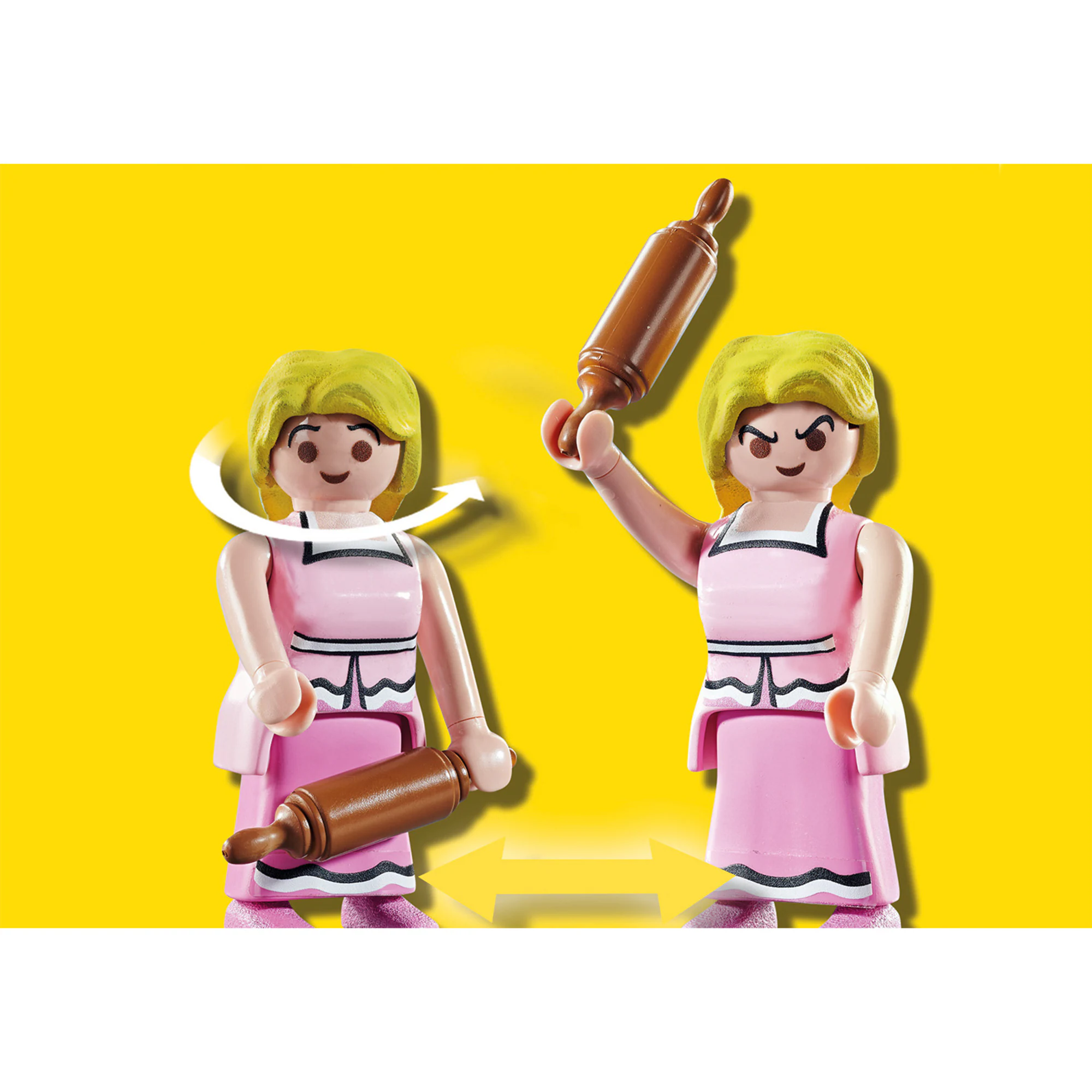 PLAYMOBIL Konstruktionsspielzeug Asterix Hütte des Majestix