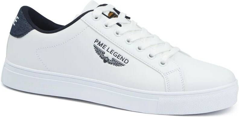 PME Legend Carior Lage sneakers Leren Sneaker Heren Wit
