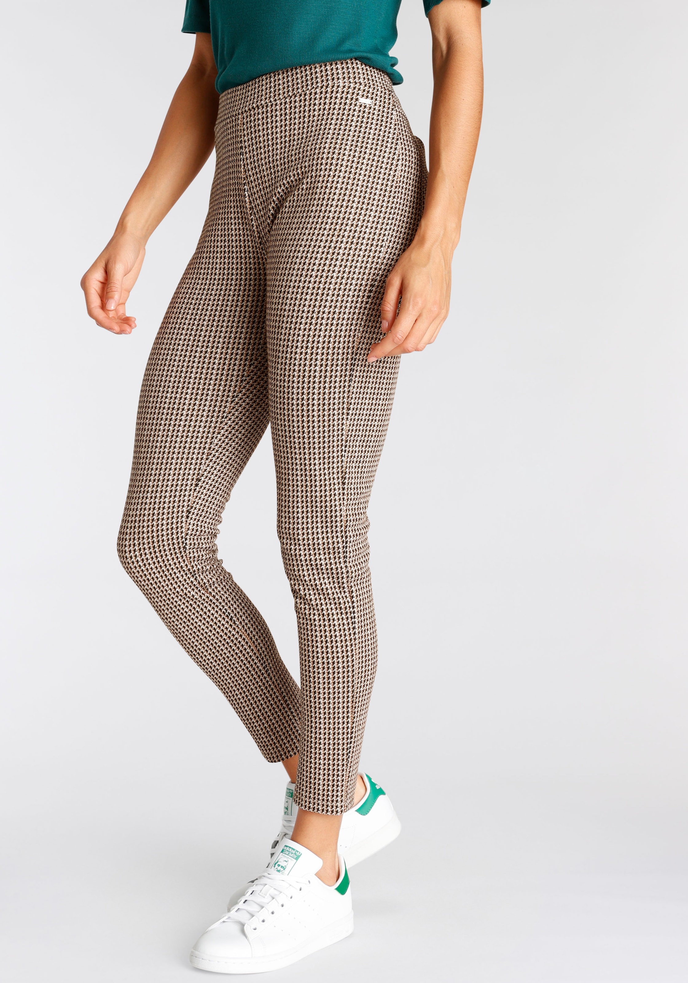 LASCANA Leggings  mit eingestricktem allover Design