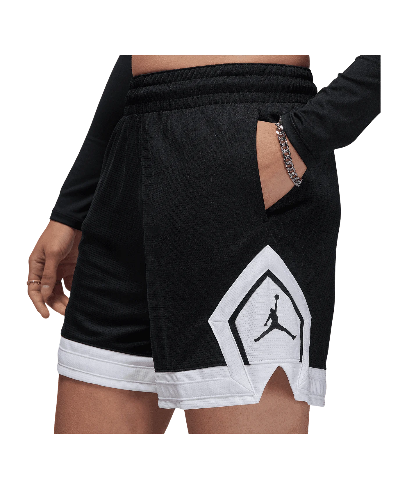 Jordan Sport 4in Diamond Short Damen Schwarz F010