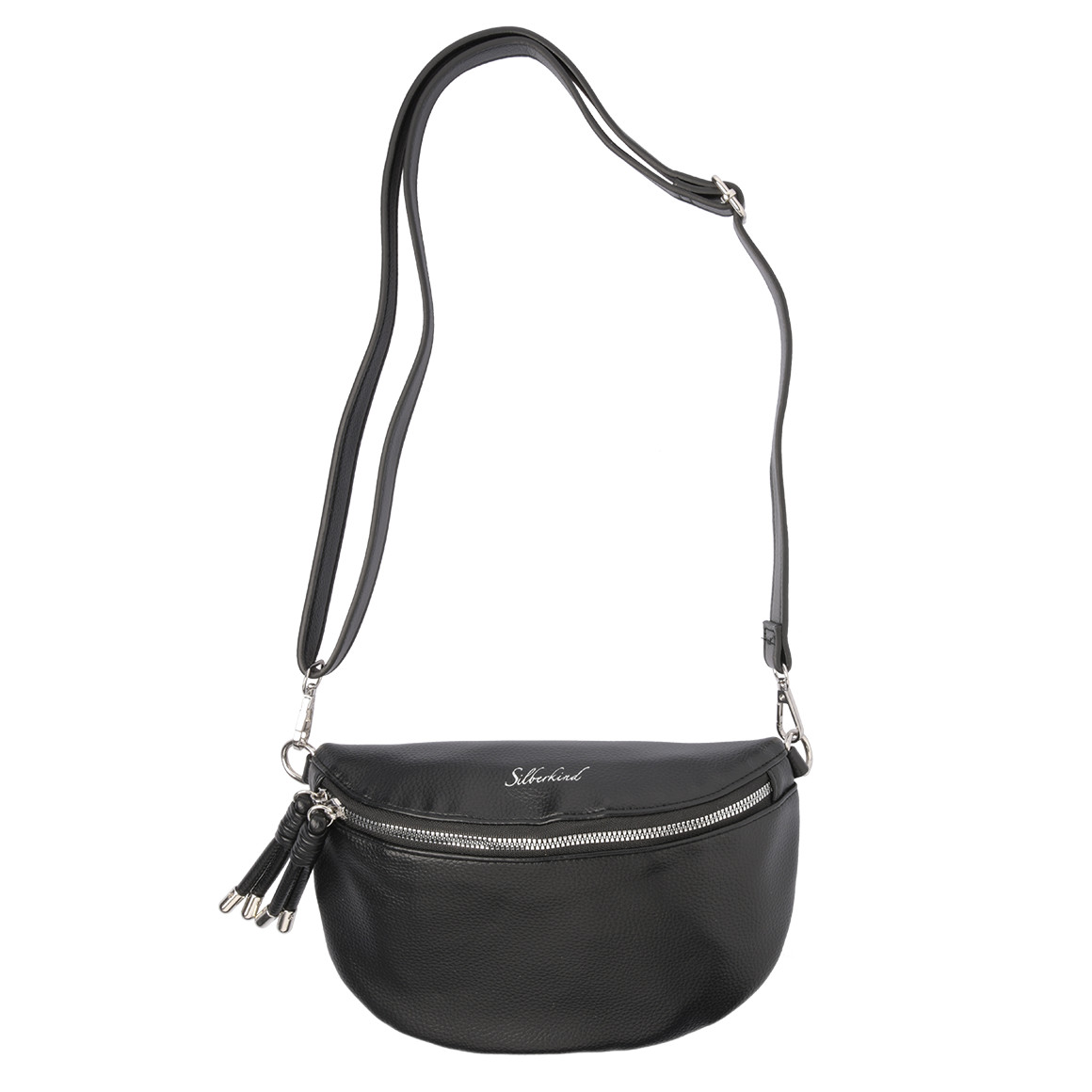 Gina Benotti Damen Hip-Bag aus Lederimitat schwarz