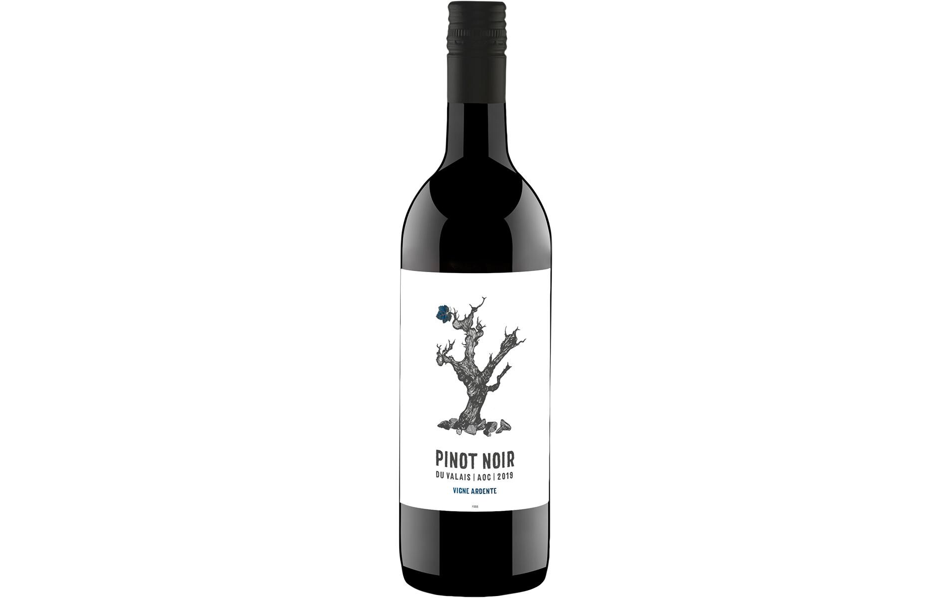 Vigne Ardente Pinot NoirBeeriger Rotwein aus der Schweiz