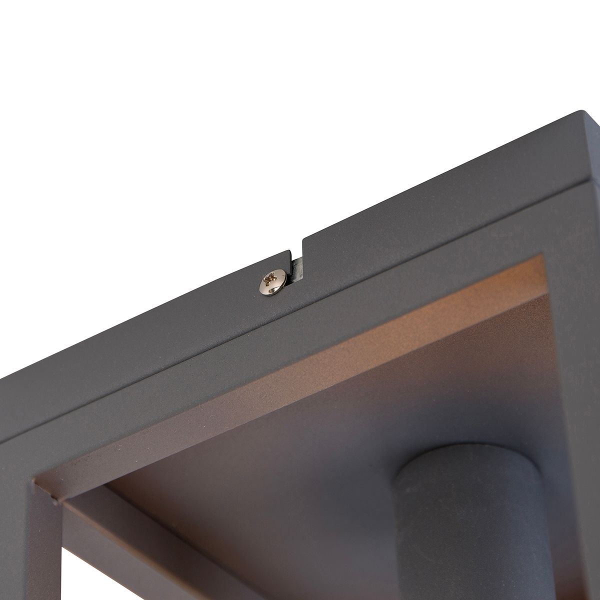 Industriële smart plafondlamp donkergrijs incl. Wifi G95 - Cage