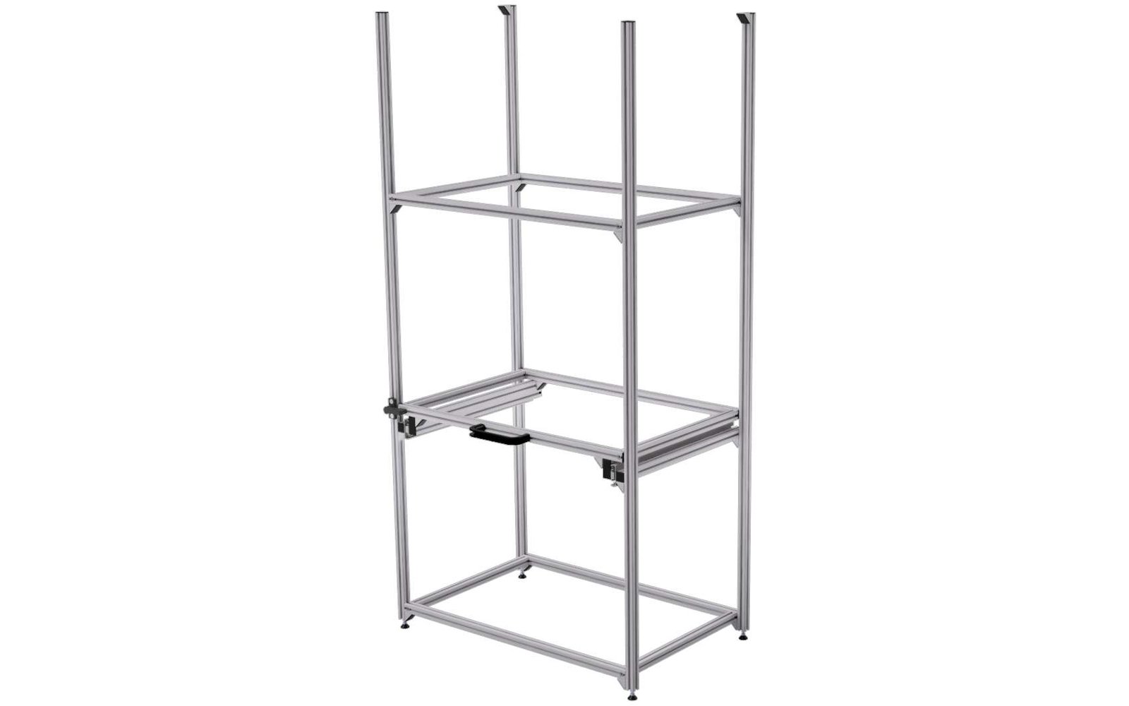 Regalsystem Quer 64 mit Teleskop SYS-Rack