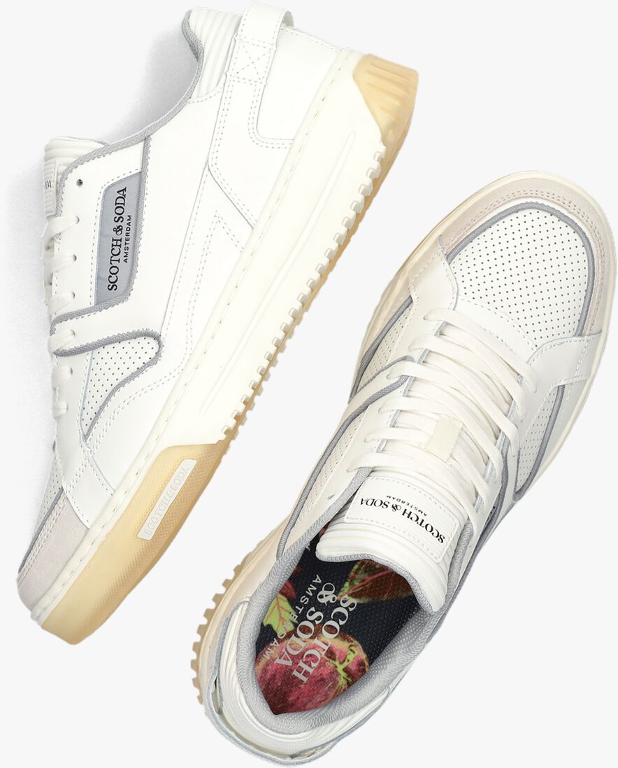 SCOTCH & SODA witte scotch & soda lage sneakers new cup