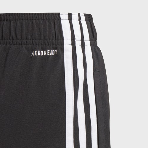 Short Jogging A Bandes Enfant 3 Stripes GN4093 Noir