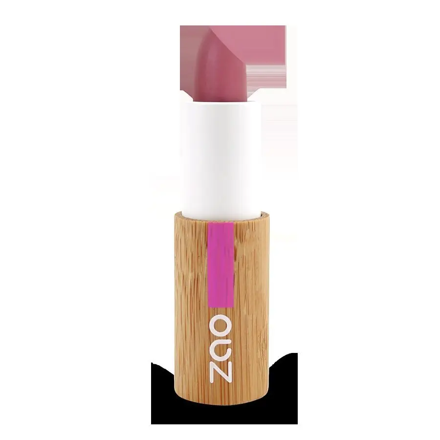 Zao Makeup - Rouge à lèvres Cocoon Bio, vegan et rechargeable- Rouge à lèvres