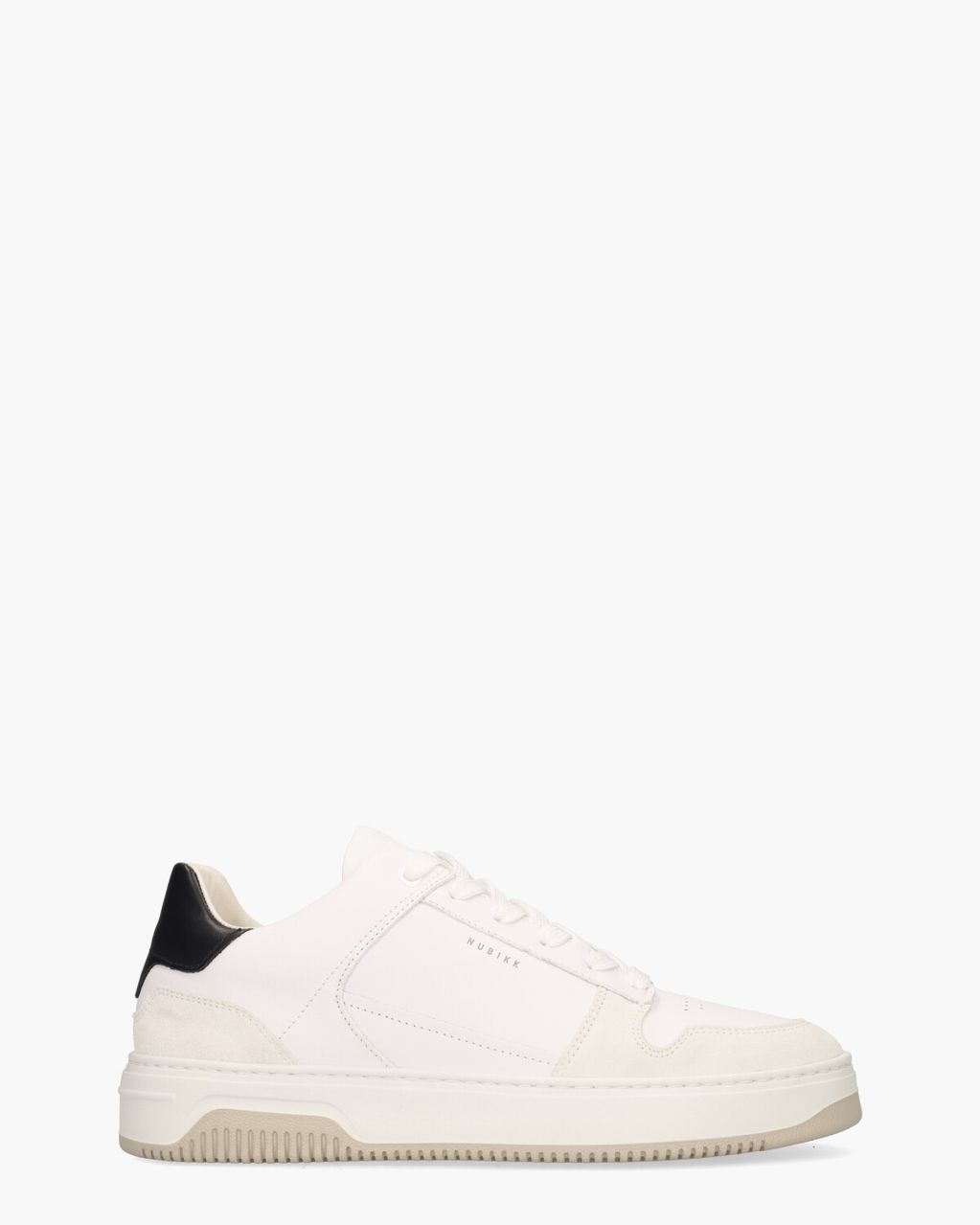 Nubikk Basket Court Wit/Zwart Herensneakers