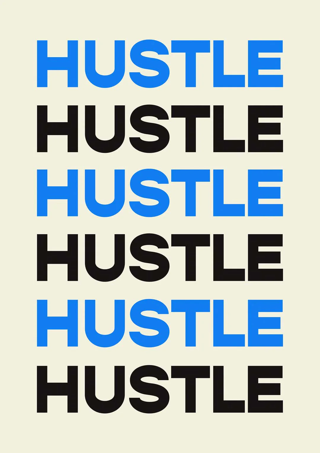 Hustle Kunstdruck