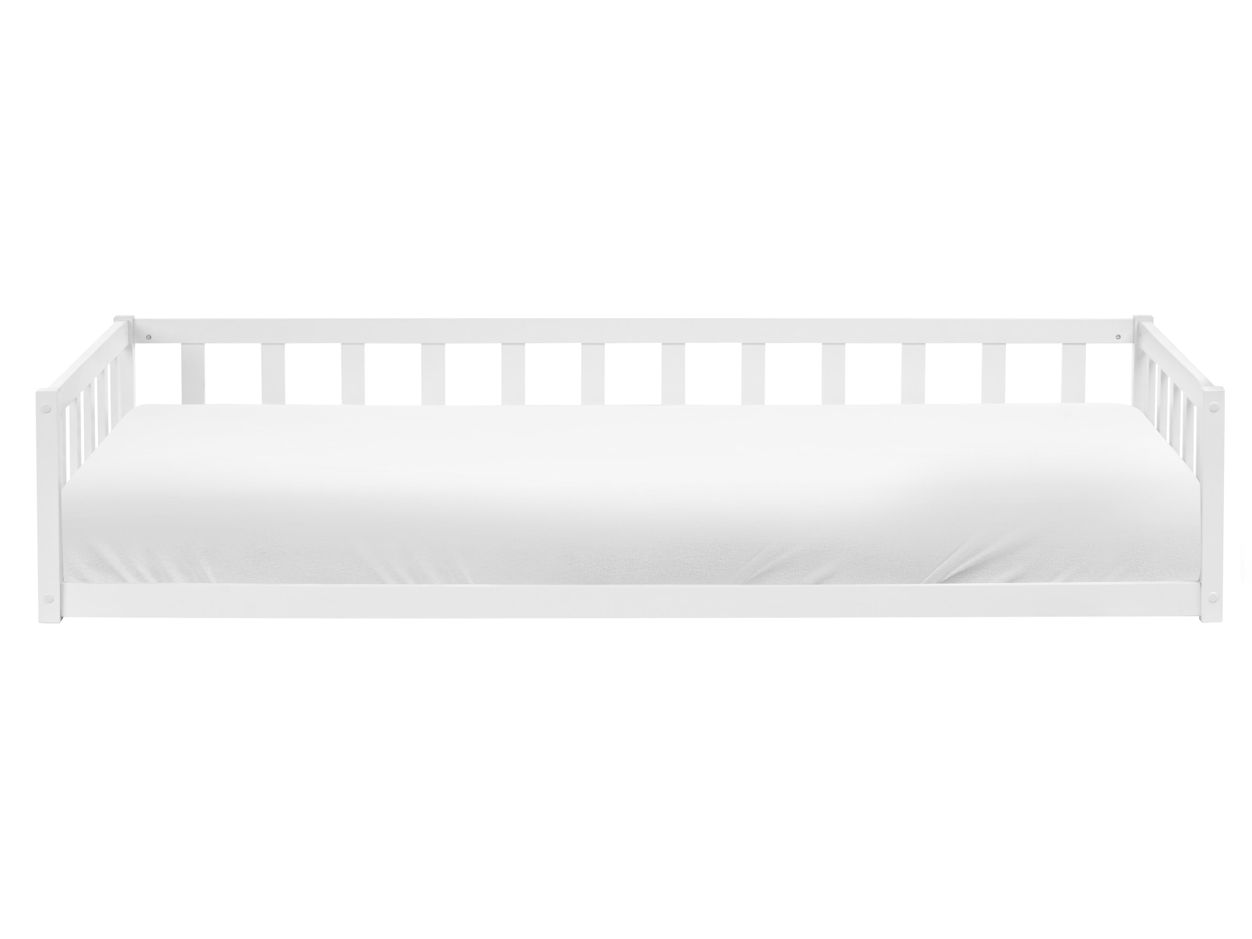 Kinderbed Dennenhout AURIBEAU 90 x 200 cm Wit