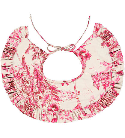Christina Rohde Kragen - Beige m. Pink Print