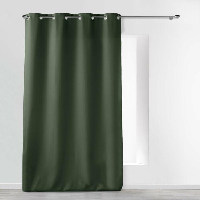 RIDEAU OEILLETS 140X280CM UNI ESSENTIEL KAKI