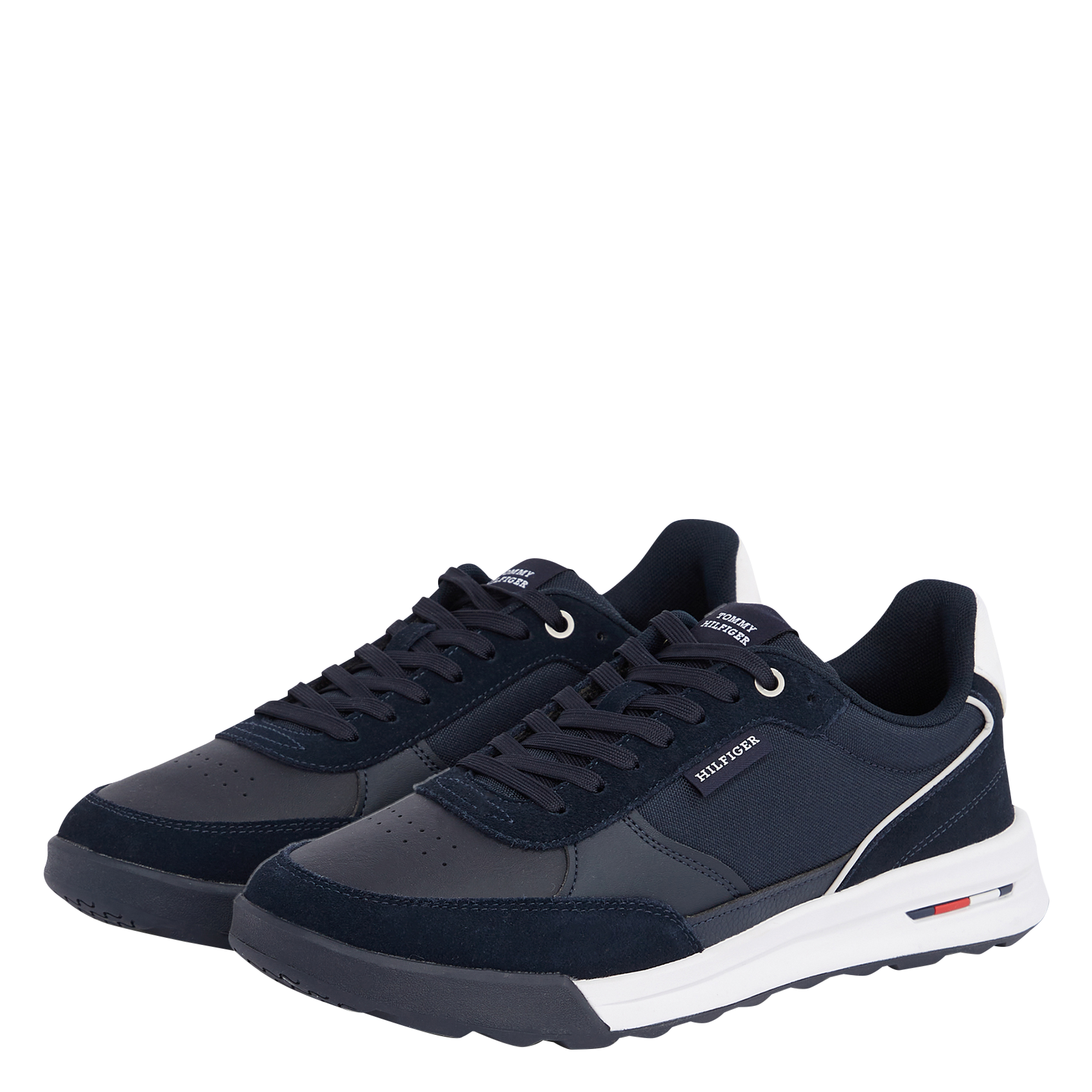 Baskets basses en cuir | Bleu