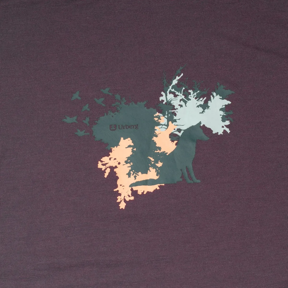 Urberg Women's Printed Tree Tee Huckleberry