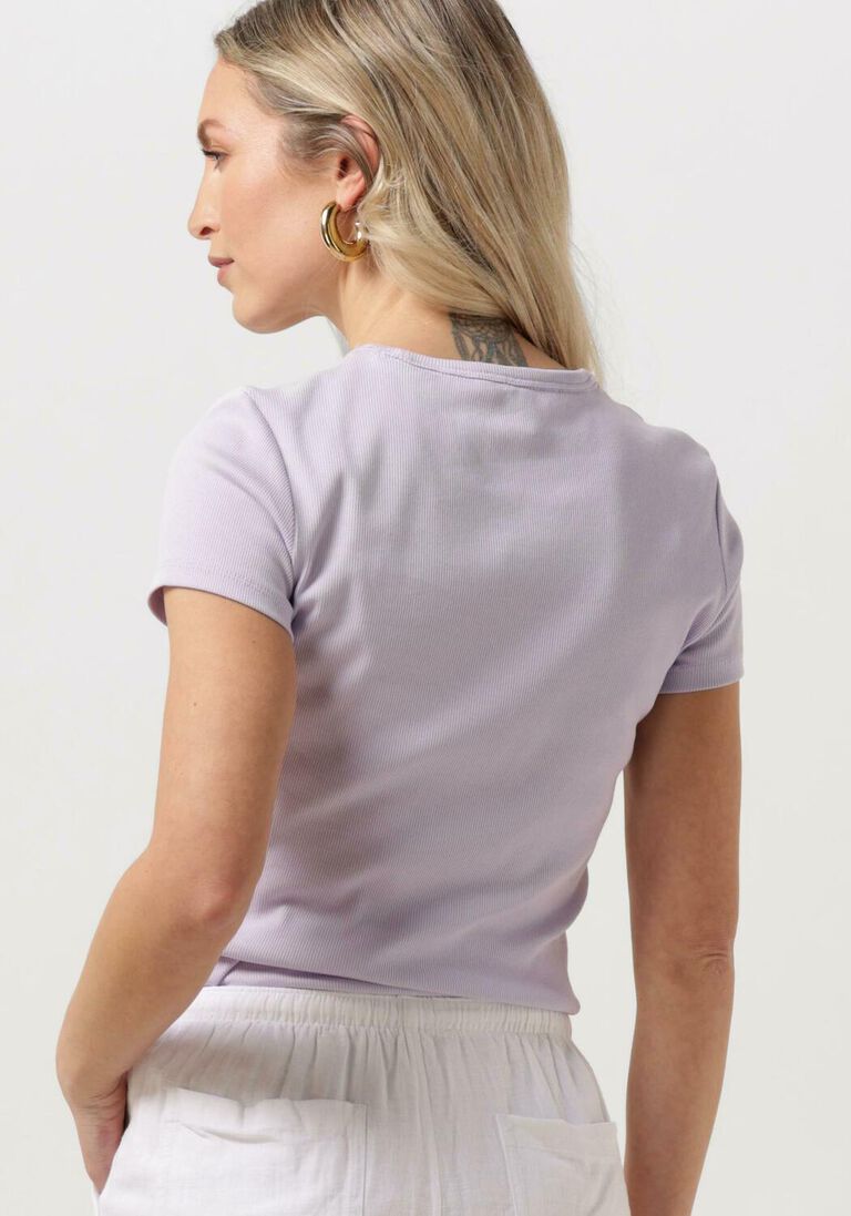 TOMMY JEANS lila tommy jeans t-shirt tjw slim essential rib