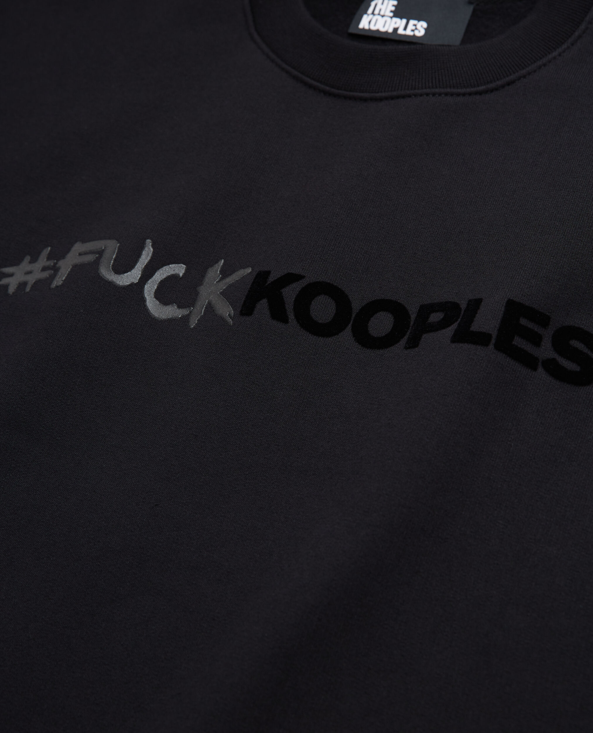 Sweatshirt logo noir