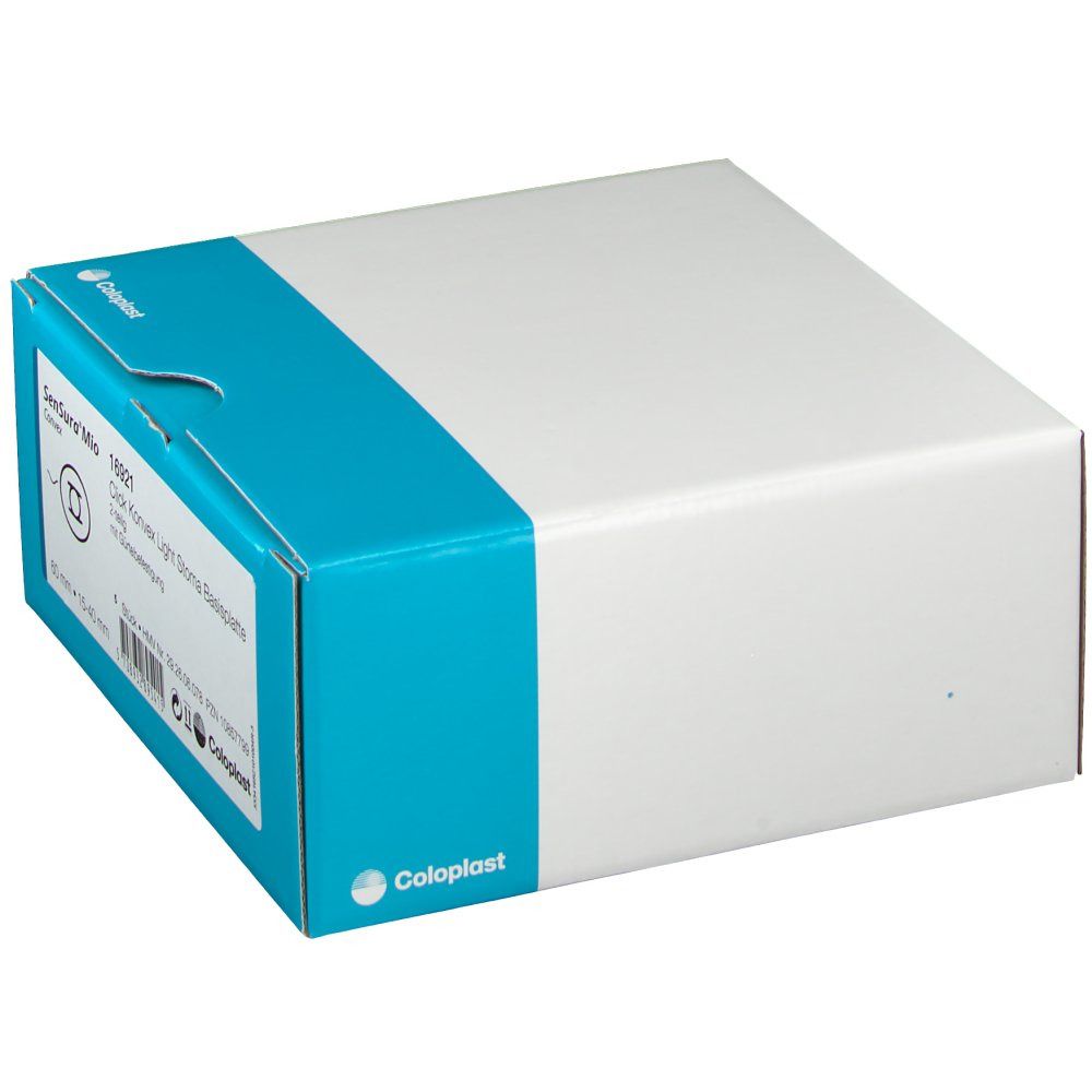 SenSura® Mio Click Basisplatte konvex light 15-40mm, 60mm