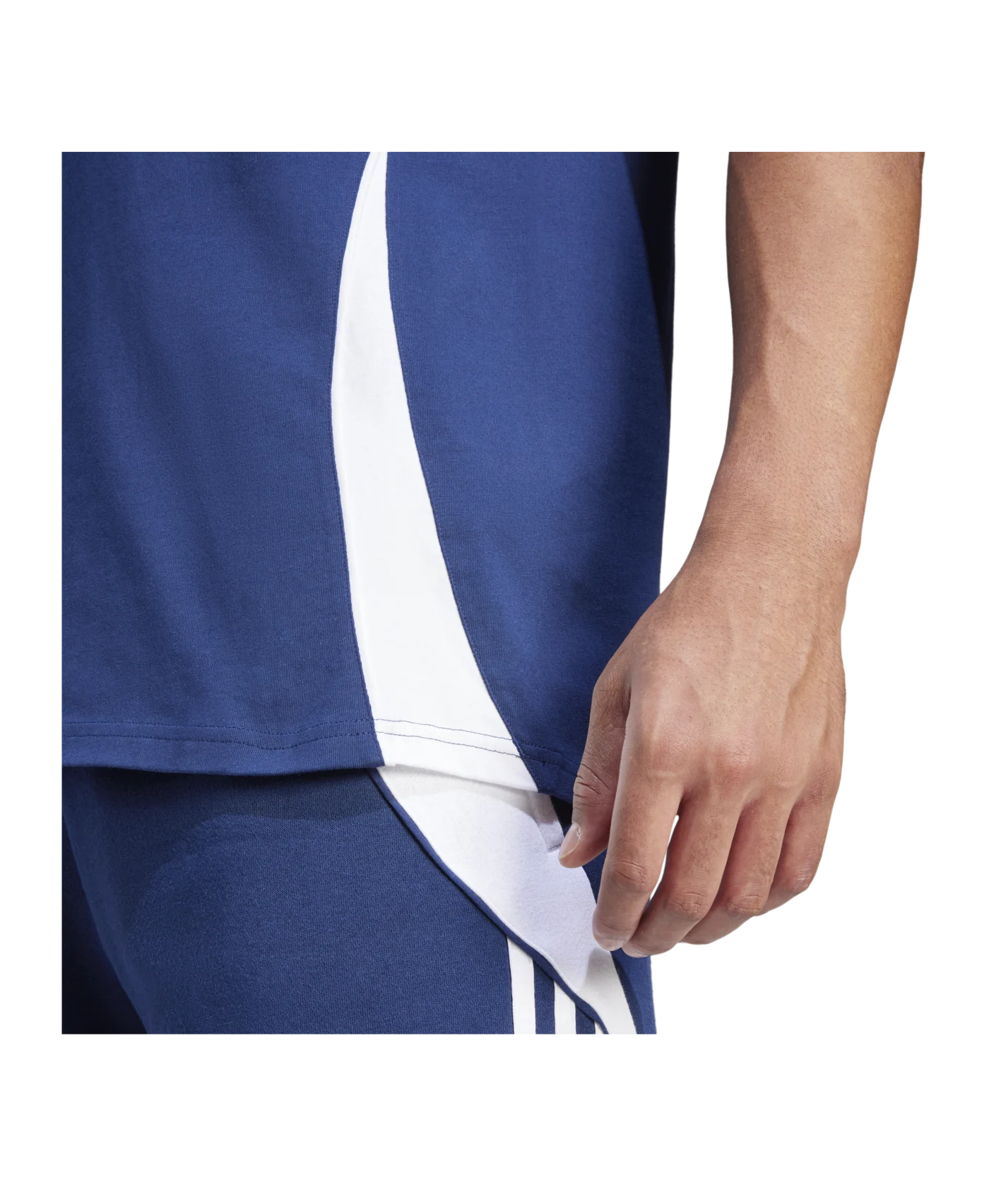 adidas Tiro 24 T-Shirt Blau Weiss