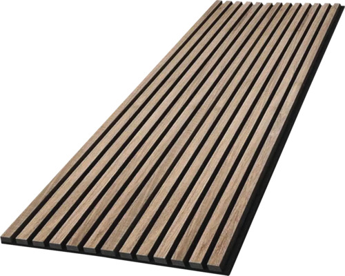 Akoestisch paneel kleur walnoot 2600 x 560 x 18 mm