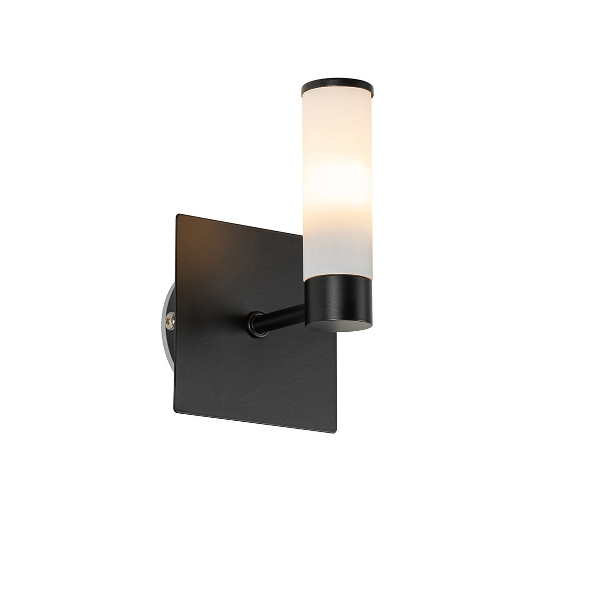 Moderne badkamerwandlamp, zwart, IP44 - Bad