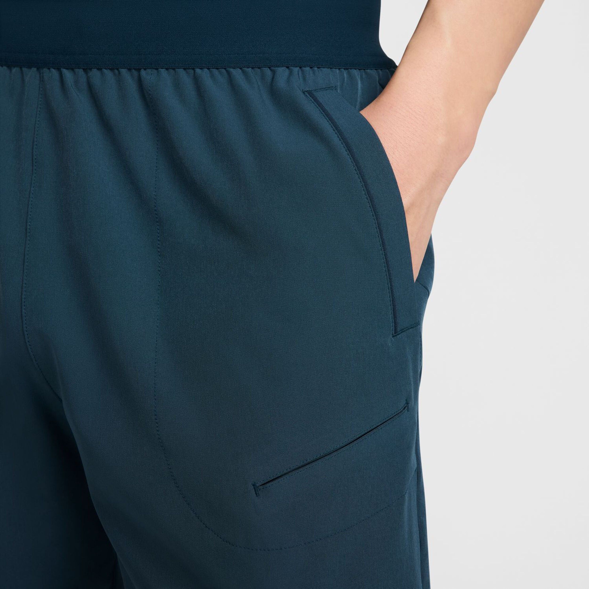 Nike Court Dri-Fit Advantage 8in Shorts Hommes - Bleu Foncé , Blanc