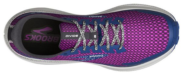 Chaussures Trail Brooks Divide 4 Violet Bleu Femme
