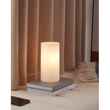 Eglo tafellamp Geo wit glas klein