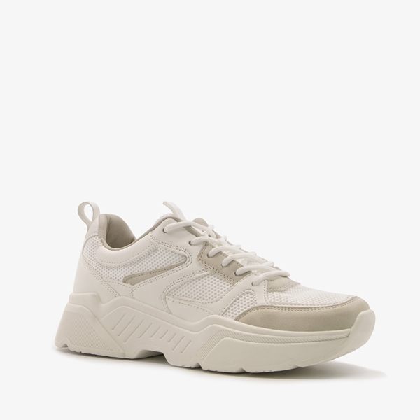 Blue Box dames dad sneakers wit
