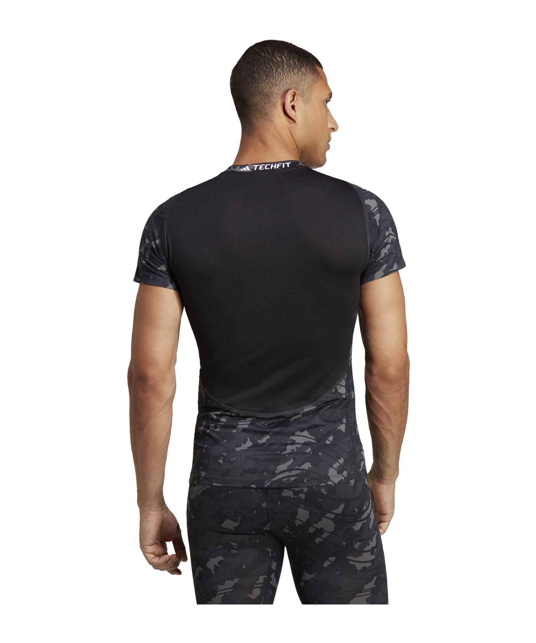adidas Performance| Herren Trainingsshirt TECHFIT ALLOVER PRINT