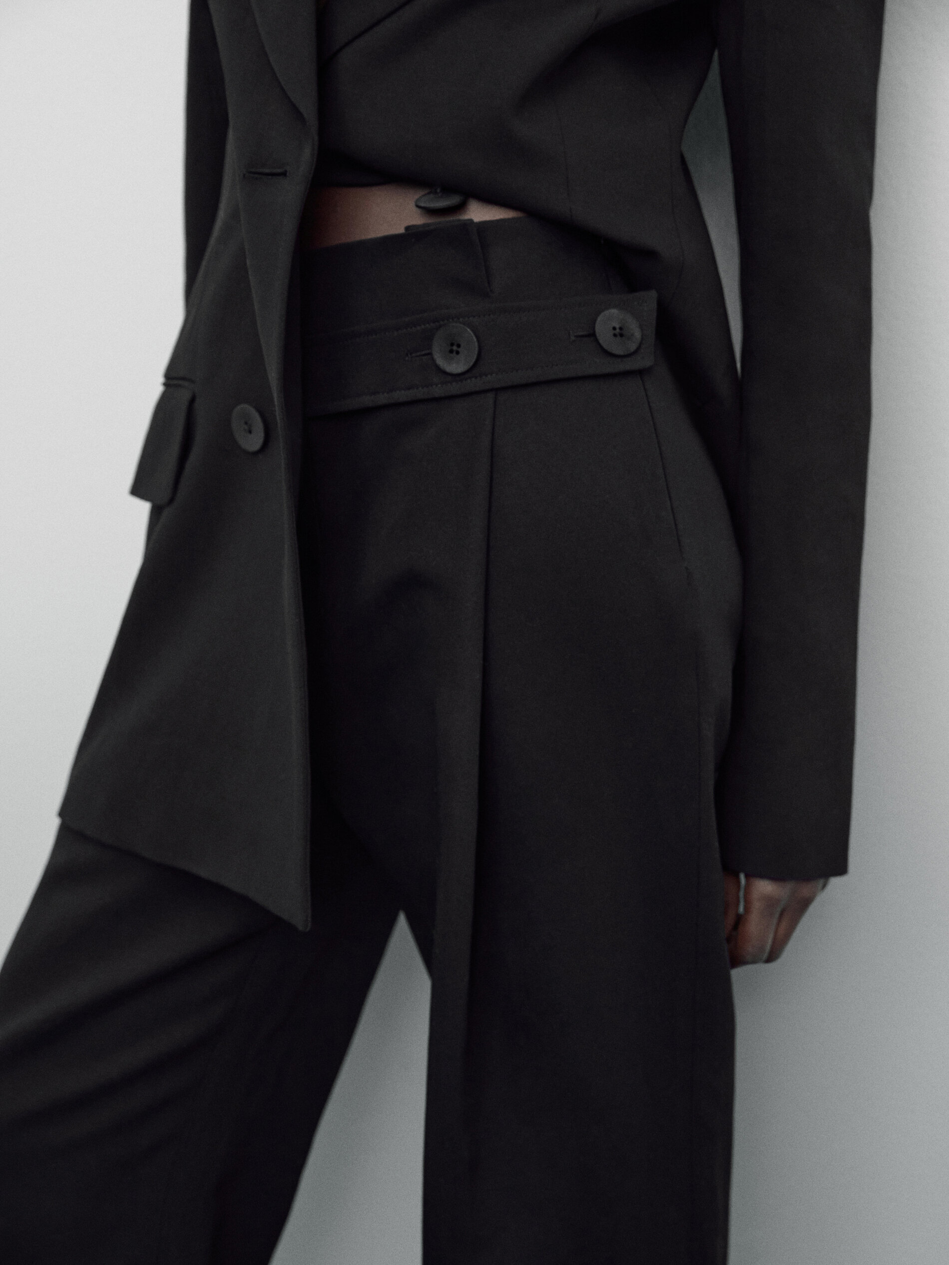 Pantalón traje negro Edição limitada - NEGRO
