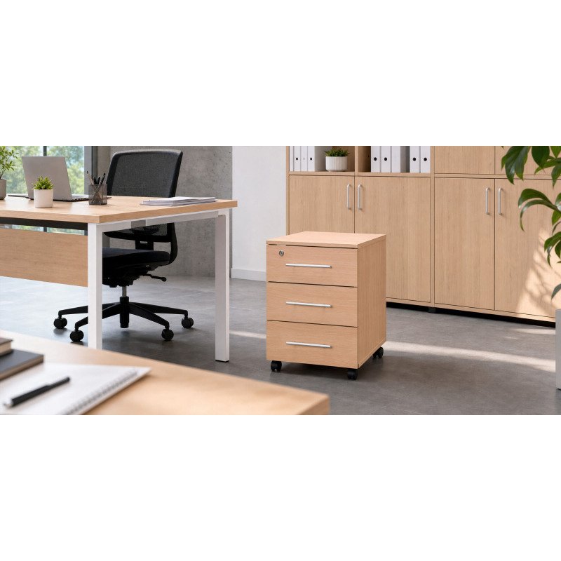Caisson mobile bois Altys 3 tiroirs