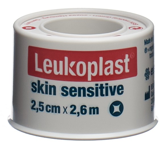 Leukoplast skin sensitive Silikon 2.5cmx2.6m Rolle 1 Stk