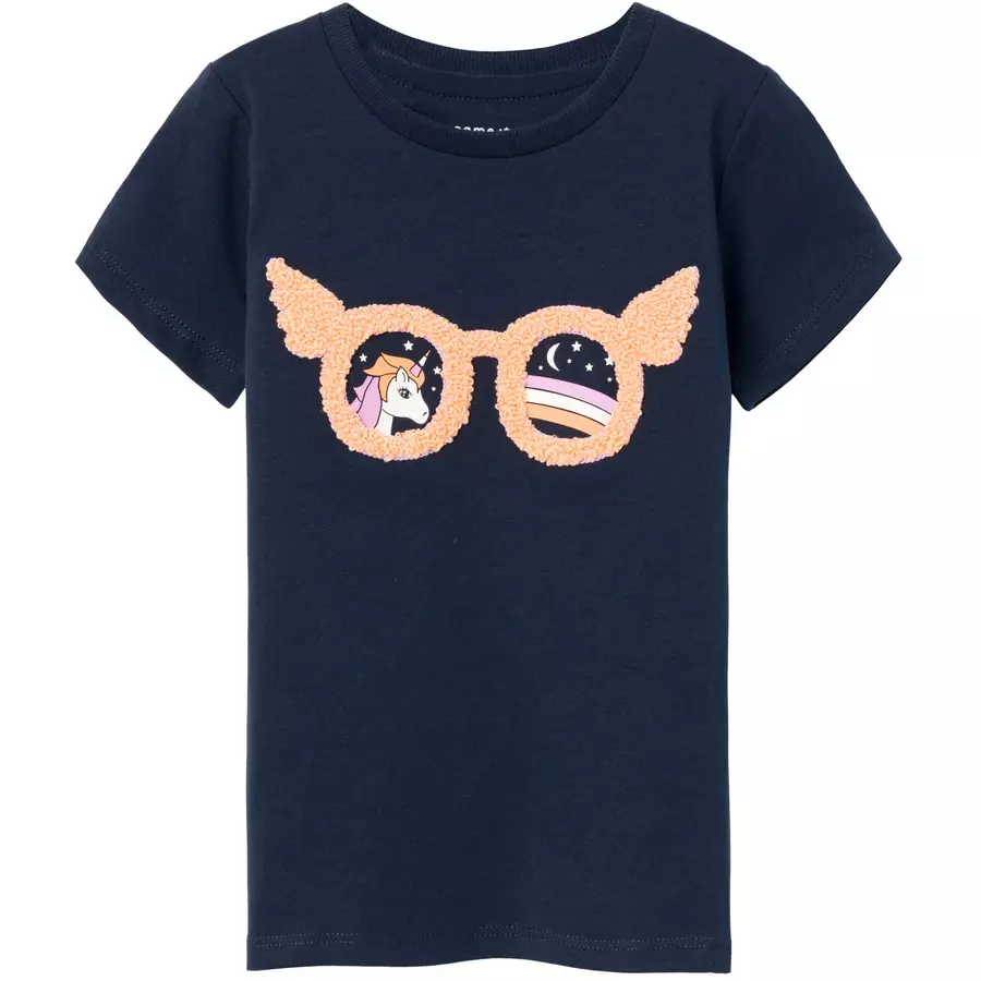 name it T-Shirt Nmfhilde Dark Sapphire