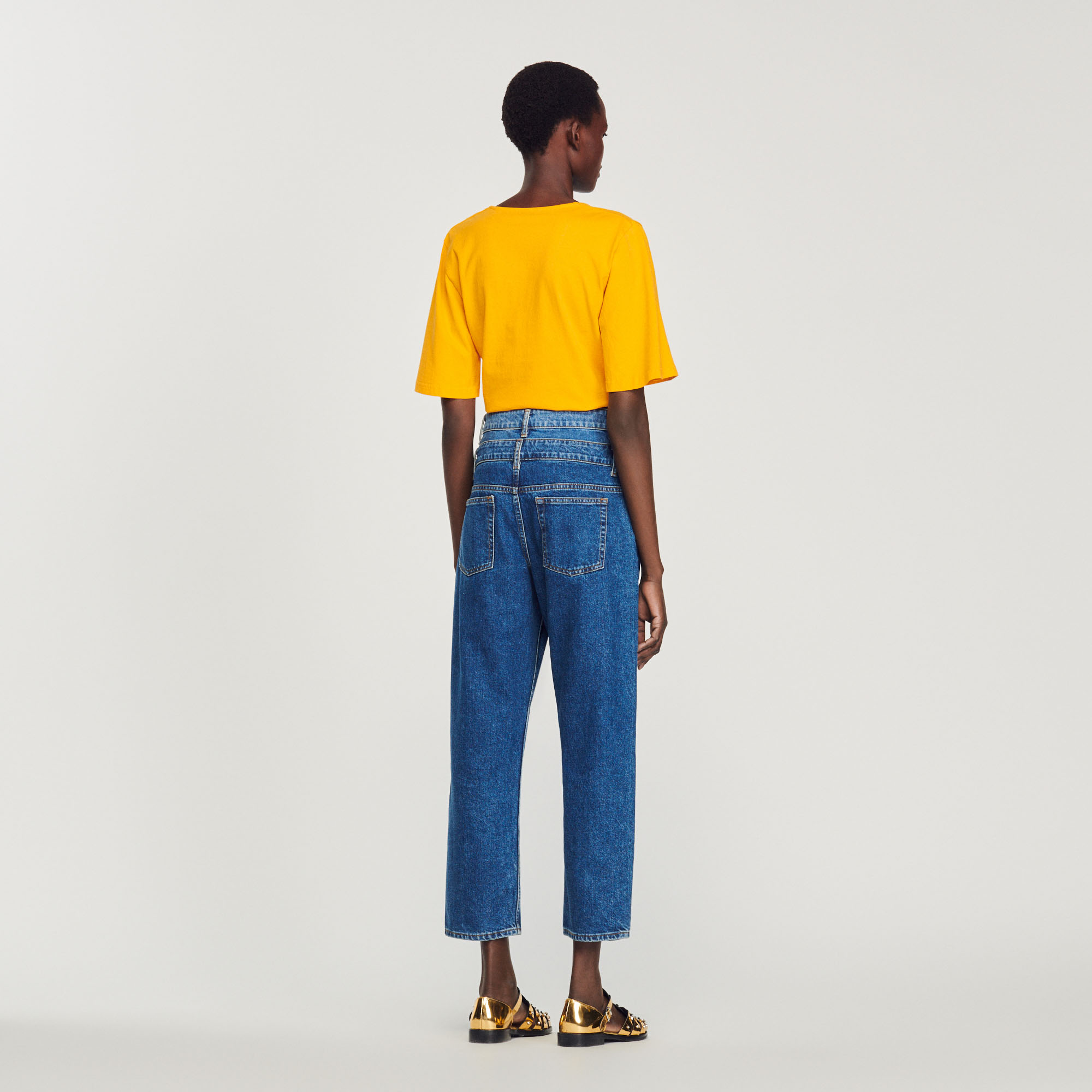 T-shirt court bijoux