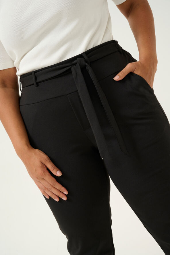 Kaffe Curve KCjenna Belt Pant Black deep