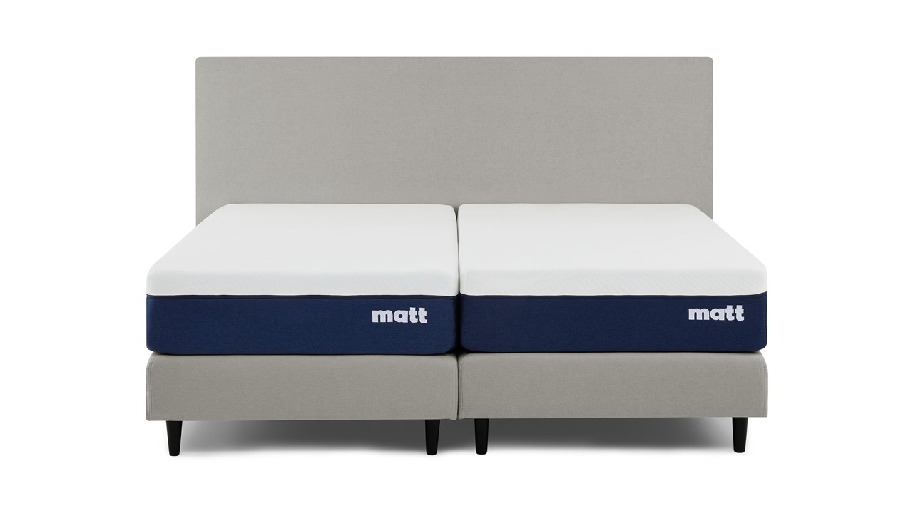 Matt Sleeps Boxspring Original met matras Matt grijs