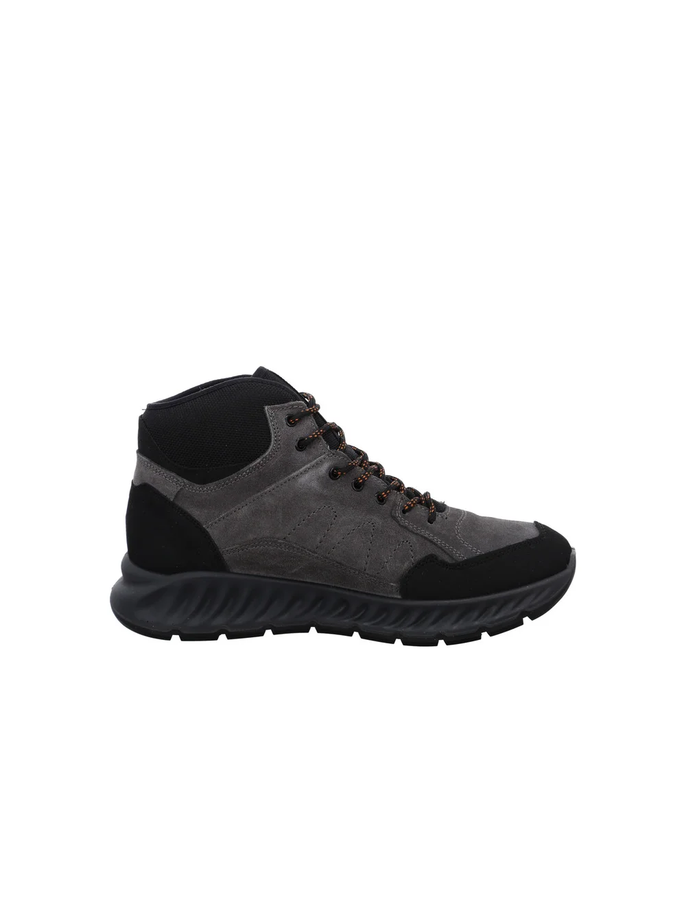 Schnürstiefel Paolo schwarz grau