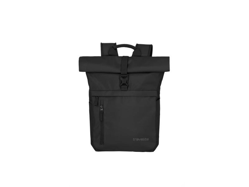 travelite Rucksack Basics Rollup 35 l, Schwarz Freizeitrucksack